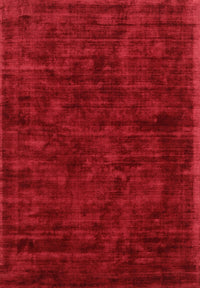 Machine Washable Contemporary Red Rug, wshcon2940