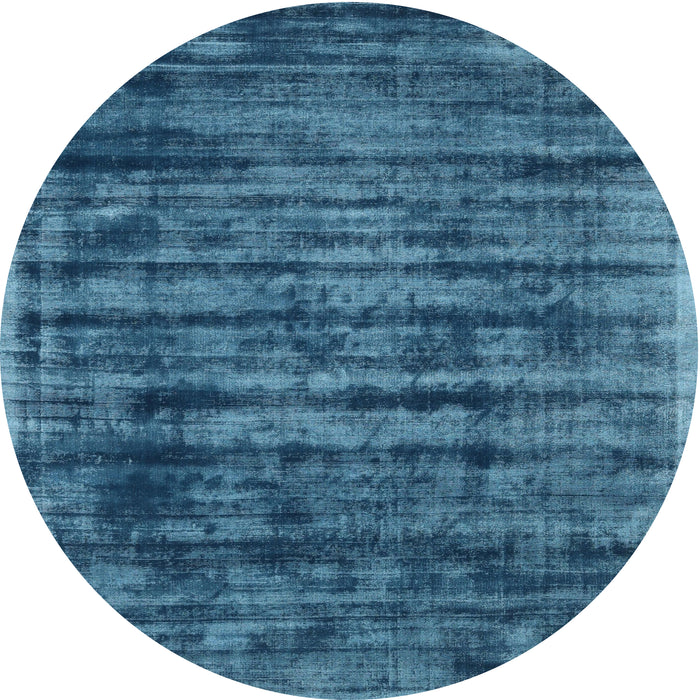 Square Machine Washable Contemporary Blue Rug, wshcon2941