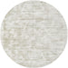 Square Machine Washable Contemporary Pale Silver Gray Rug, wshcon2945