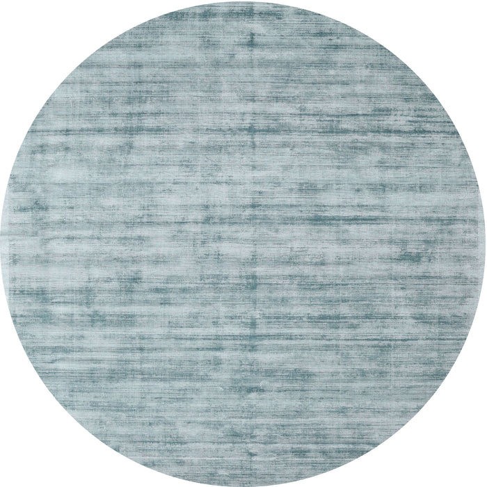Sideview of Contemporary Light Steel Blue Modern Rug, con2946