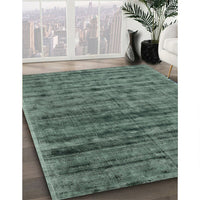 Contemporary Green Modern Rug, con2947