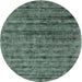 Sideview of Contemporary Green Modern Rug, con2947