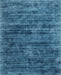 Contemporary Blue Ivy Blue Modern Rug, con2949