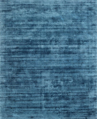 Machine Washable Contemporary Blue Ivy Blue Rug, wshcon2949