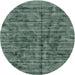 Sideview of Contemporary Green Modern Rug, con2951