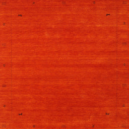 Sideview of Machine Washable Contemporary Red Rug, wshcon2952