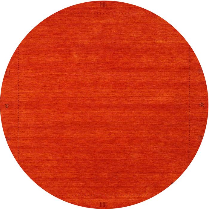 Sideview of Contemporary Red Modern Rug, con2952