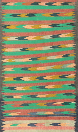 Contemporary Green Modern Rug, con2954