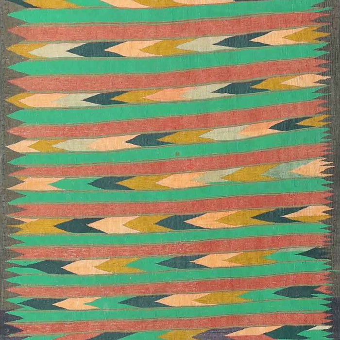 Contemporary Green Modern Rug, con2954