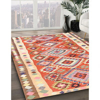 Contemporary Brown Oriental Rug, con2956