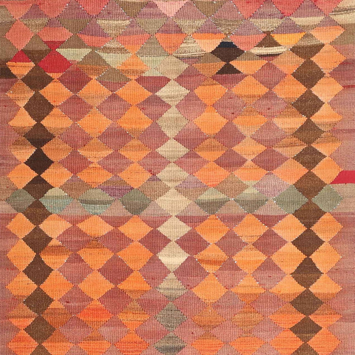 Square Contemporary Red Oriental Rug, con2962