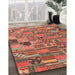 Machine Washable Contemporary Peru Brown Rug in a Family Room, wshcon2970