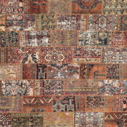 Sideview of Machine Washable Contemporary Dark Sienna Brown Rug, wshcon2971