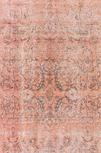 Machine Washable Contemporary Sunrise Orange Rug, wshcon2980