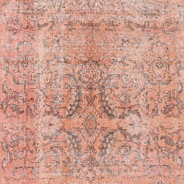 Machine Washable Contemporary Sunrise Orange Rug, wshcon2980