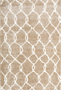 Machine Washable Contemporary Wheat Beige Rug, wshcon2984