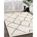 Contemporary Pale Silver Gray Solid Rug in Family Room, con2986