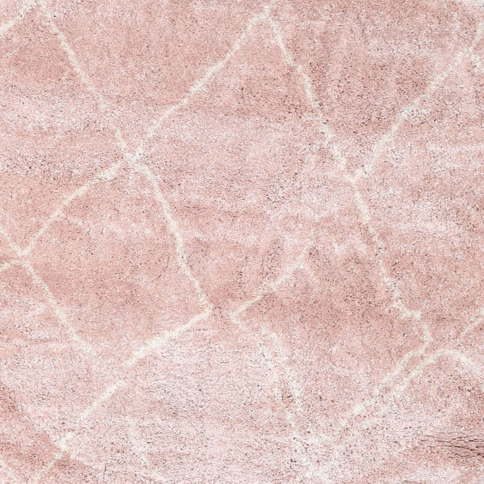 Sideview of Machine Washable Contemporary Light Red Pink Rug, wshcon2990