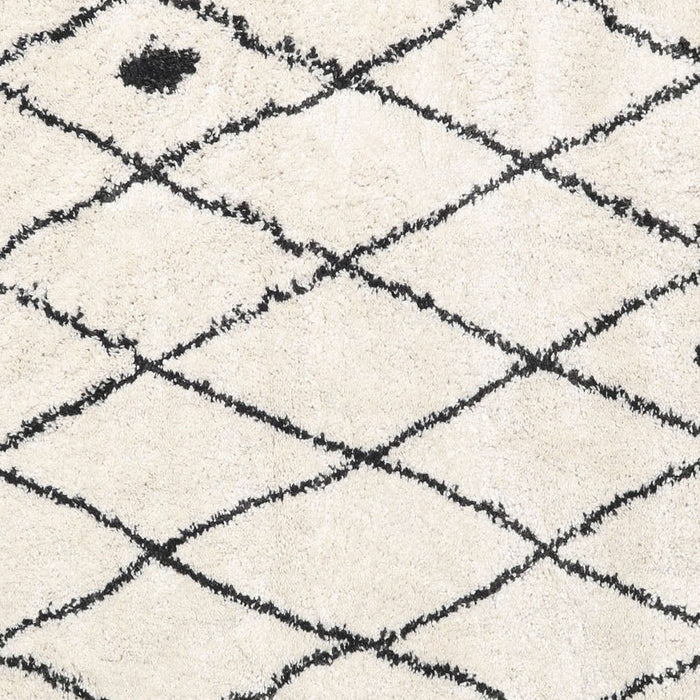 Contemporary Antique White Beige Solid Rug, con2991