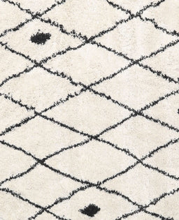 Machine Washable Contemporary Antique White Beige Rug, wshcon2991