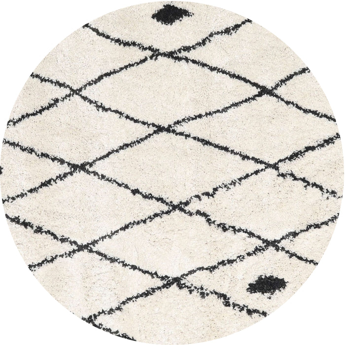 Square Machine Washable Contemporary Antique White Beige Rug, wshcon2991