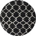 Square Machine Washable Contemporary Cloudy Gray Rug, wshcon2995