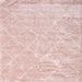 Square Contemporary Daisy Pink Trellis Rug, con2997