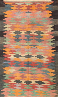 Machine Washable Contemporary Peru Brown Rug, wshcon2998