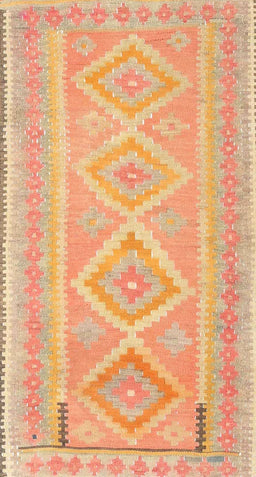 Contemporary Orange Oriental Rug, con2999