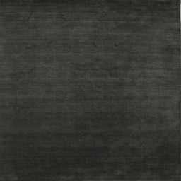 Square Contemporary Charcoal Black Modern Rug, con29