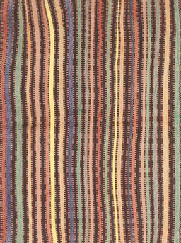 Contemporary Dark Sienna Brown Modern Rug, con3002