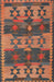 Contemporary Rust Pink Southwestern Rug, con3003