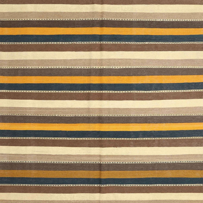 Sideview of Machine Washable Contemporary Sepia Brown Rug, wshcon3005