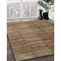 Contemporary Reddish Brown Modern Rug, con3006