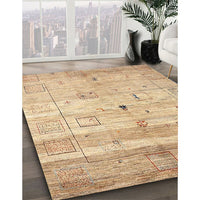 Contemporary Brown Modern Rug, con3007