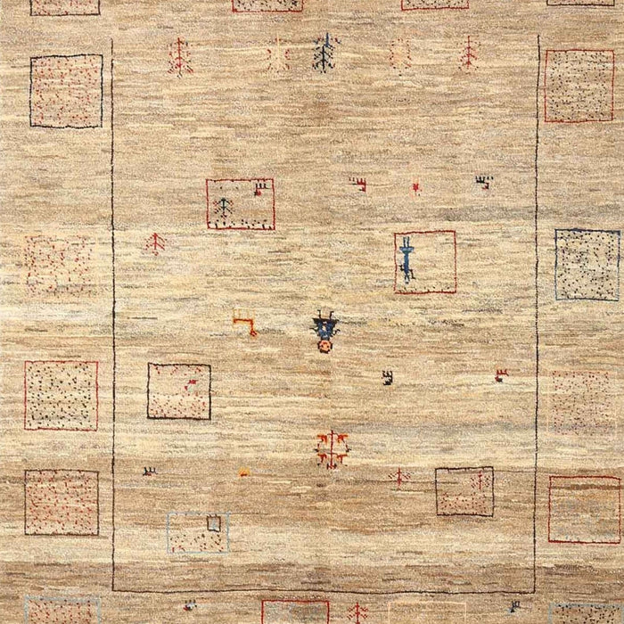 Machine Washable Contemporary Peru Brown Rug, wshcon3007