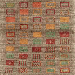 Sideview of Machine Washable Contemporary Orange Brown Rug, wshcon3009