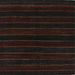 Sideview of Machine Washable Contemporary Black Brown Rug, wshcon300