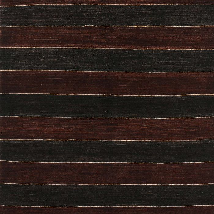 Machine Washable Contemporary Black Brown Rug, wshcon300