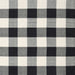 Square Contemporary Light Black Checkered Rug, con3015