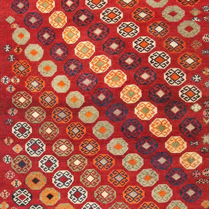Machine Washable Contemporary Red Rug, wshcon3016
