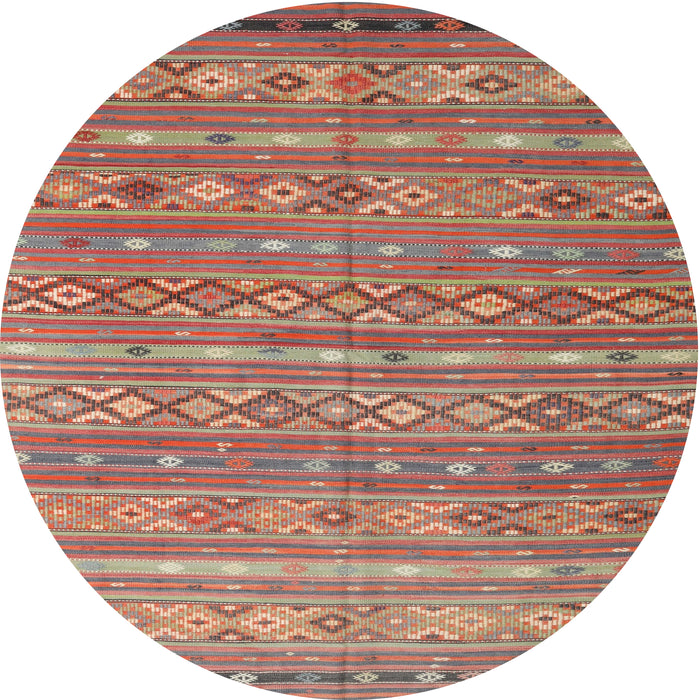 Square Machine Washable Contemporary Camel Brown Rug, wshcon3019