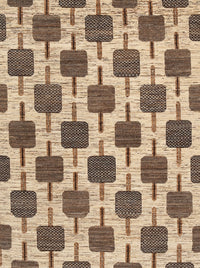 Machine Washable Contemporary Brown Rug, wshcon301