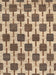 Machine Washable Contemporary Brown Rug, wshcon301