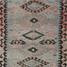 Sideview of Contemporary Brown Abstract Machine Washable Rug, wshcon3024