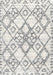 Contemporary Dark Gray Modern Rug, con3025