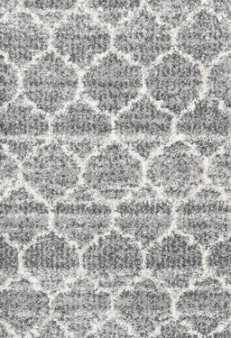 Contemporary Gray Trellis Rug, con3026