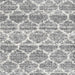 Square Contemporary Gray Trellis Rug, con3026