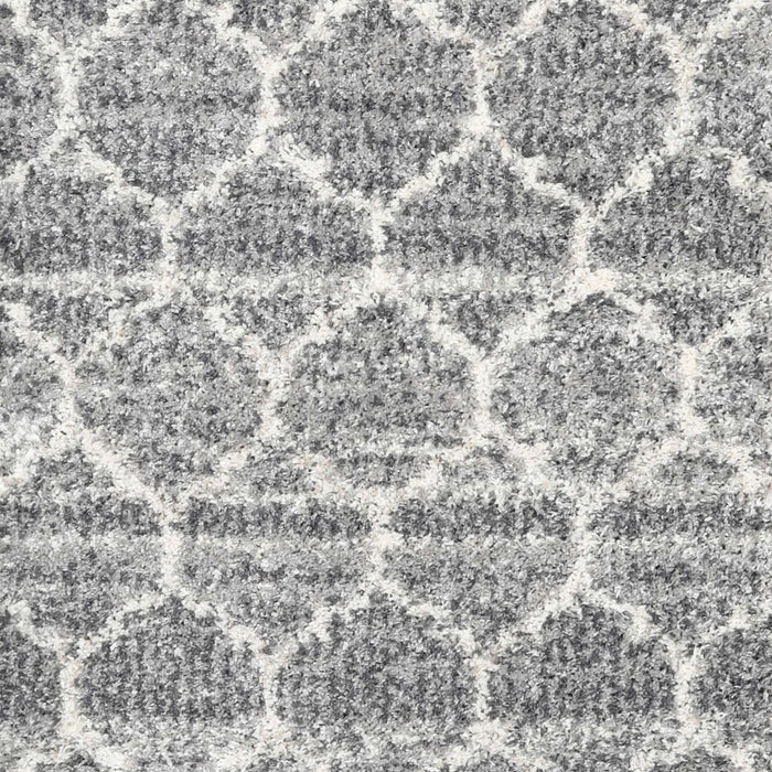 Machine Washable Contemporary Grey Gray Rug, wshcon3026