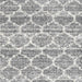 Sideview of Machine Washable Contemporary Grey Gray Rug, wshcon3026